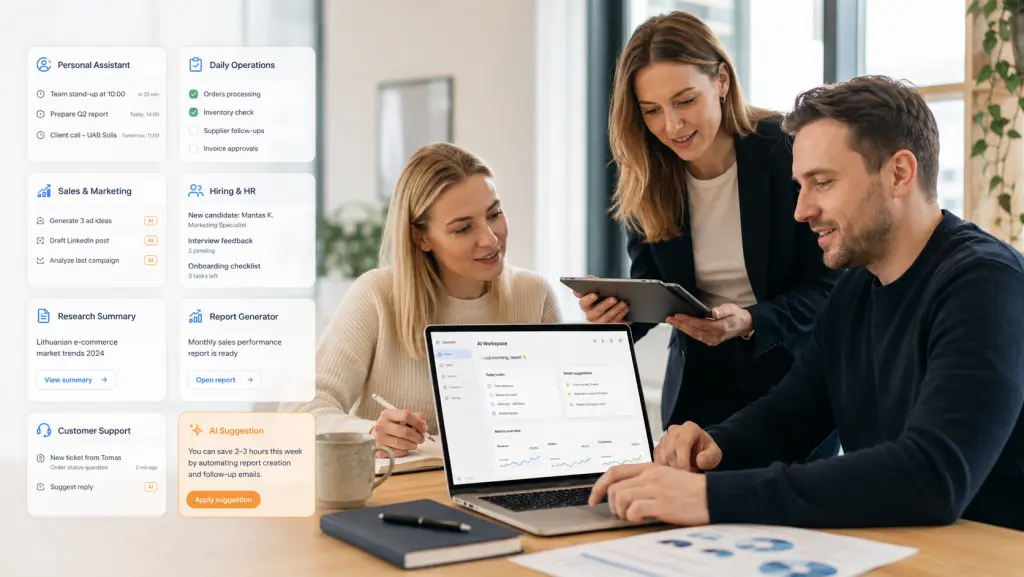Quickly deployable AI Agents for business